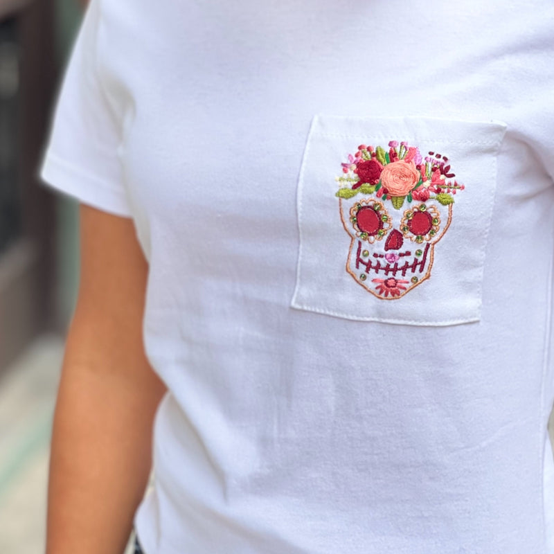 PLAYERA BOLSILLO CATRINA