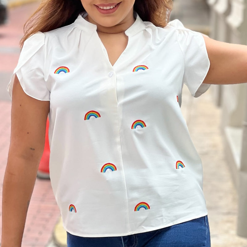 CAMISA ARCOÍRIS DAMA