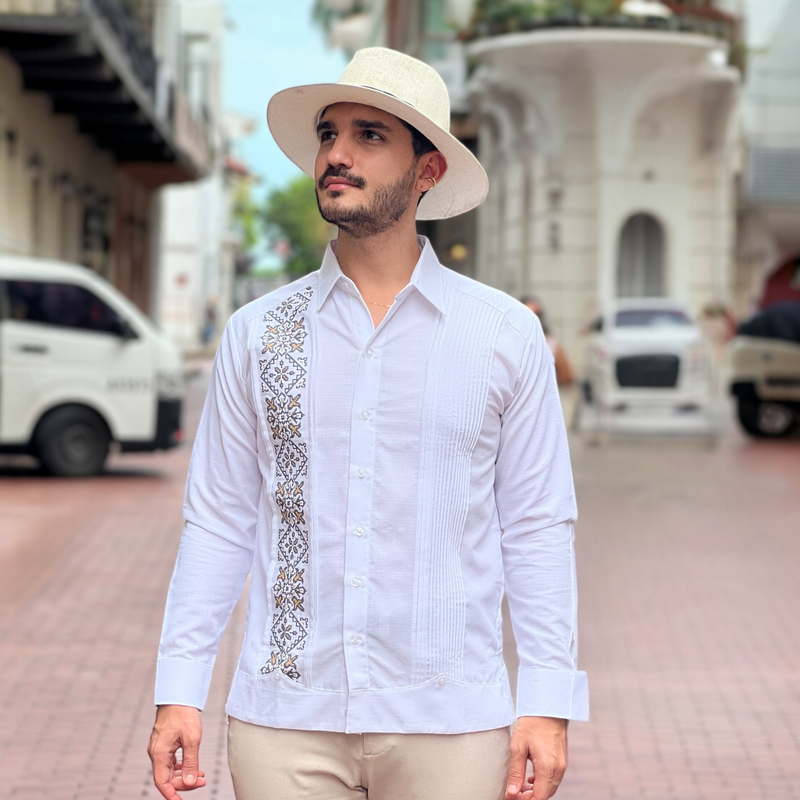 GUAYABERA MOTUL BLANCA