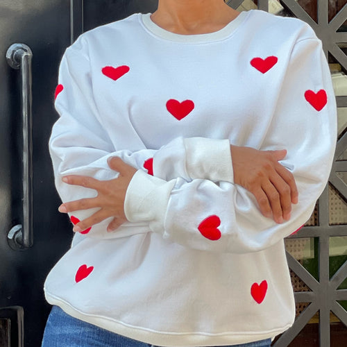 SUDADERA DE CORAZONES