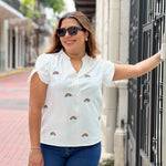 CAMISA ARCOÍRIS DAMA