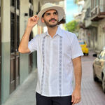 GUAYABERA PEDASÍ BLANCA  MC