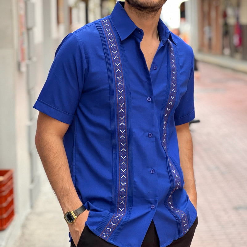 GUAYABERA COIBA AZUL REY