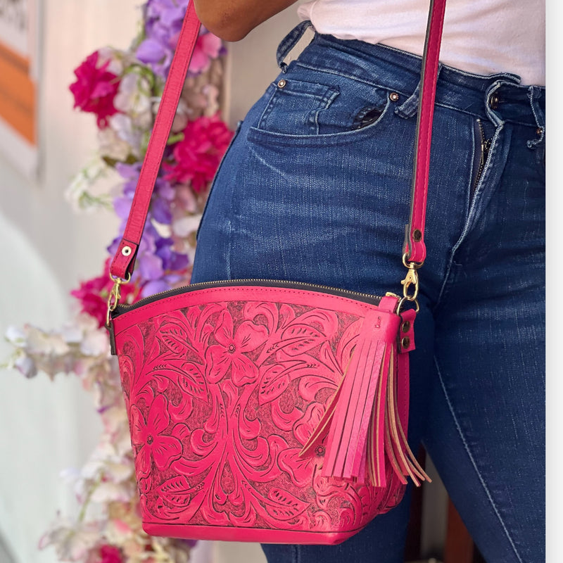 BOLSA CROSBODY FUCSIA