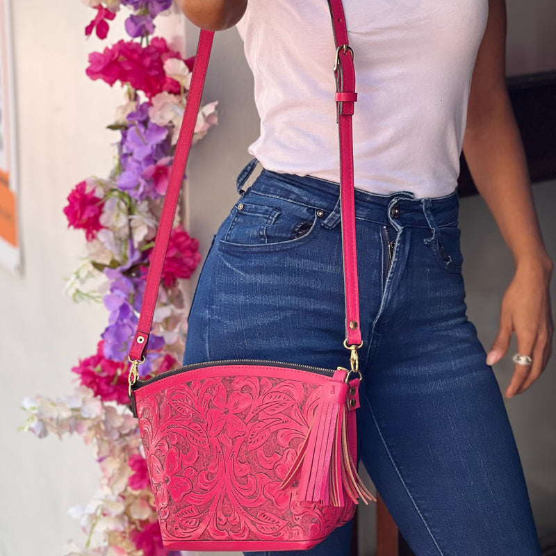 BOLSA CROSBODY FUCSIA