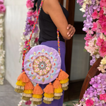 BOLSA MANDALA POM POM