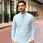 GUAYABERA CUZAMA CELESTE