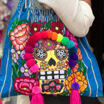 BOLSA CATRINA AZUL TELAR DE CINTURA