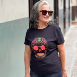 PLAYERA CATRINA OJOS DE FLORES