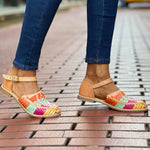 MULTICOLORED SPRING SANDALS