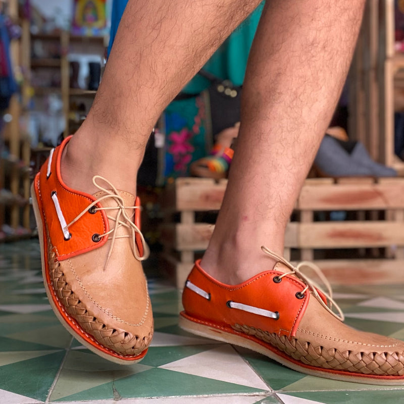 ORANGE SAILOR SHOE