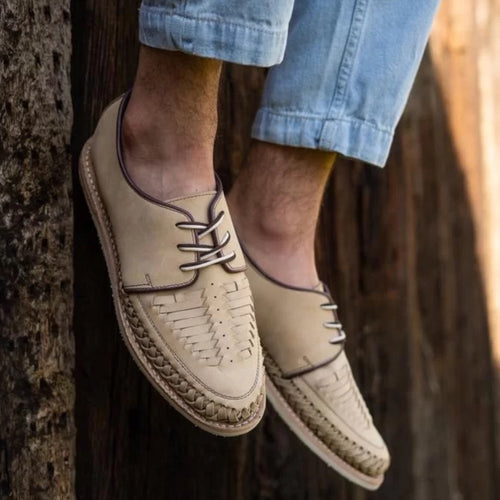 COFFEE EDGE SUEDE SHOES