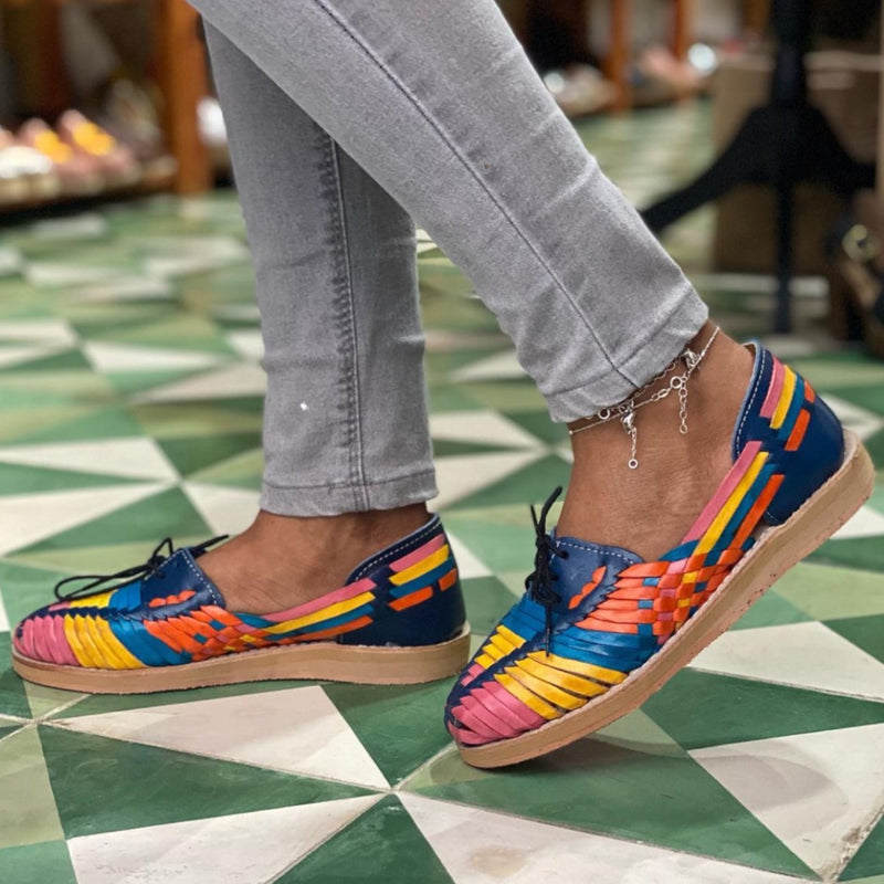 MULTICOLORED PETATILLO FLATS