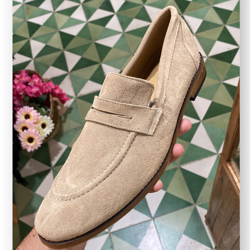 SUEDE LOAFER SLIPPERS