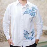 WHITE MERIDA GUAYABERA