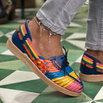 MULTICOLORED PETATILLO FLATS